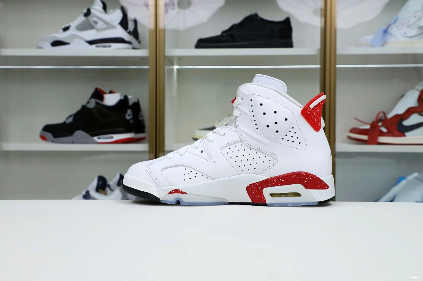 6 JORDAN RED OREO AIR 0717